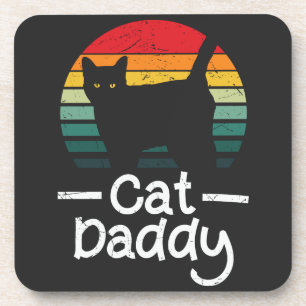 Dessous-de-verre Cat Daddy Beverage Coaster