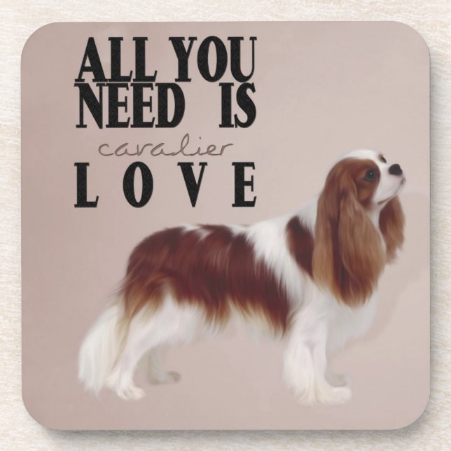 Dessous-de-verre Cavalier King Charles Spaniel Cork Dessous de verr (Devant)