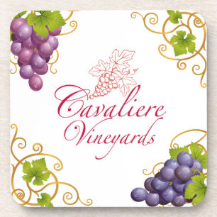 Dessous de verre Cavaliere Vineyards (série de 6)