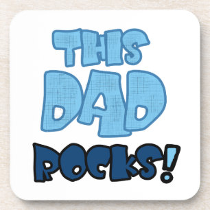 Dessous-de-verre Ce Papa Rocks Des Cadeaux