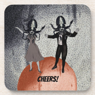 Dessous-de-verre Célébration de la danse Alien