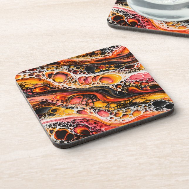 Dessous-de-verre Cellules de magma (Côté gauche)