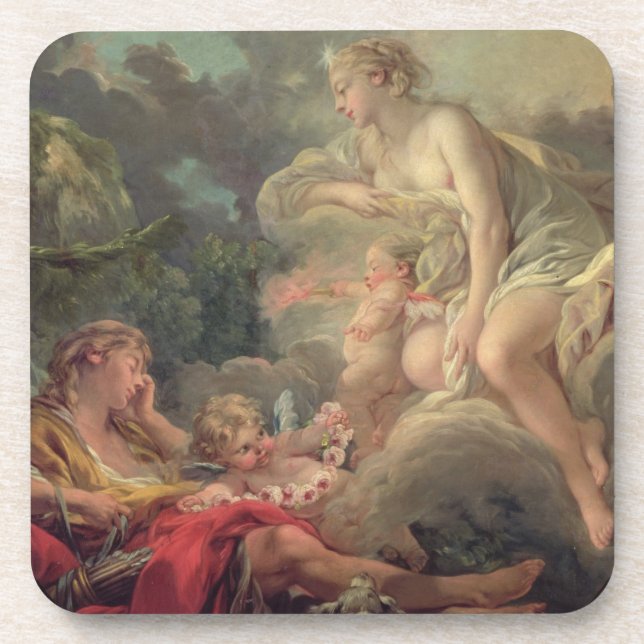 Dessous-de-verre Cephalus et aurore, 1764 (huile sur la toile) (Devant)