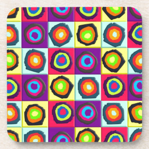 Dessous-de-verre cercles motif