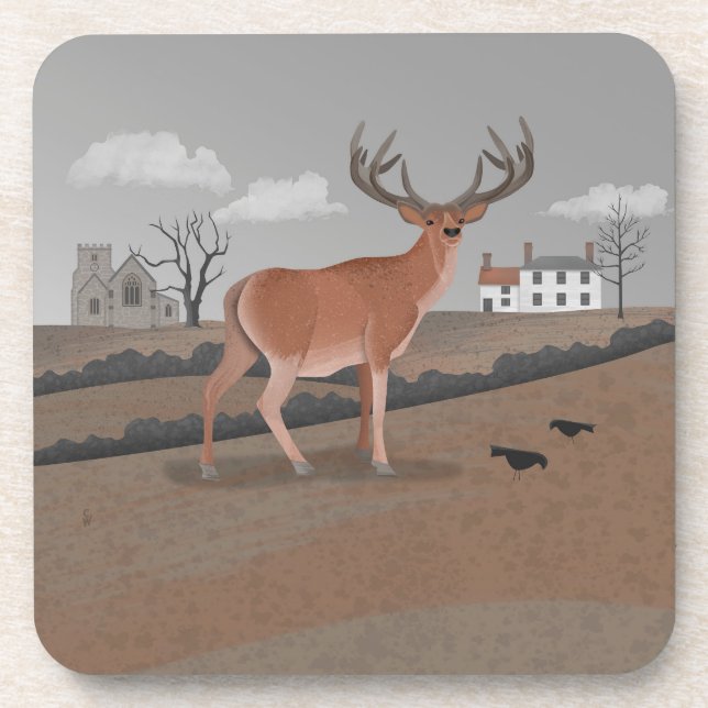 Dessous-de-verre Cerf (Devant)