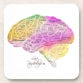 Dessous de verre cerveau psychologie