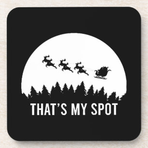 Dessous-de-verre C'est amusant, c'est My Spot Xmas Session Père Noë