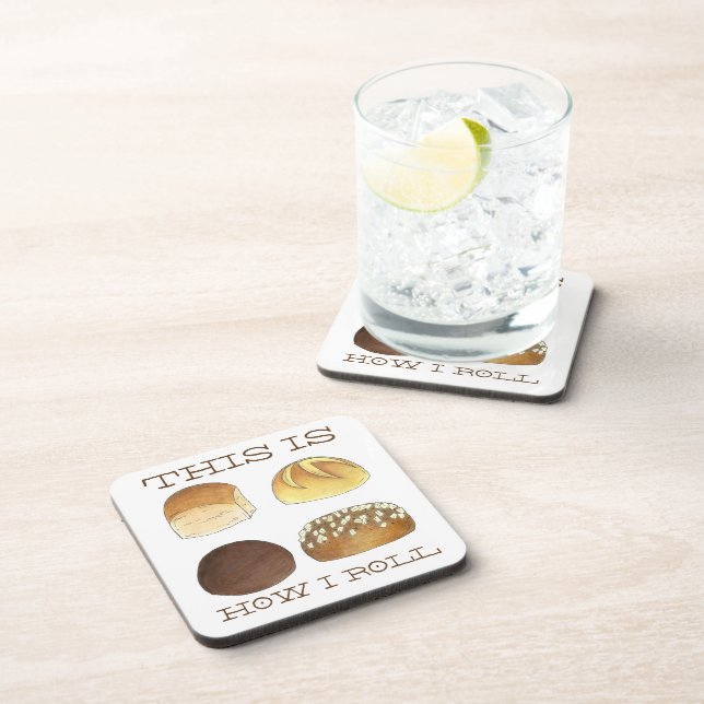 Dessous-de-verre C'est comme ça que je roule Diner Pain Rolls Drôle (Côté Droit)