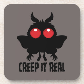 Dessous-de-verre C'est réel, étrange Mothman, le cryptide mystérieu