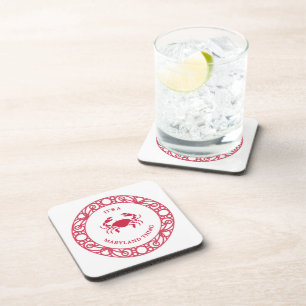 Dessous-de-verre C'EST UNE CHOSE DE MARYLAND (CRABS) dessous de ver