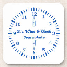 C'est Wine O'clock Quelque part sur un