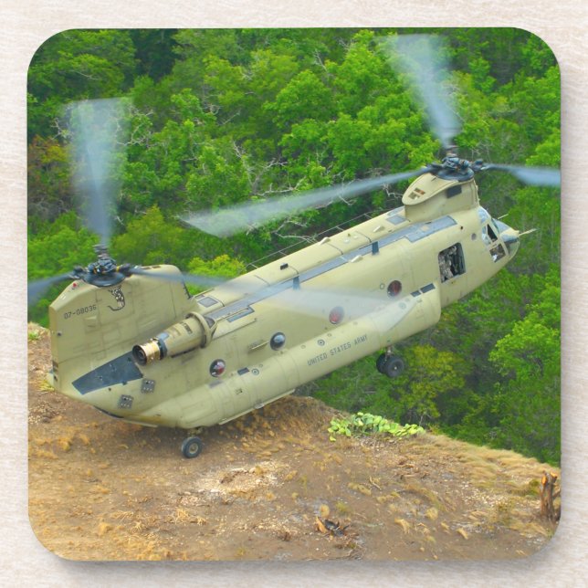DESSOUS-DE-VERRE CH-47F CHINOOK (Devant)