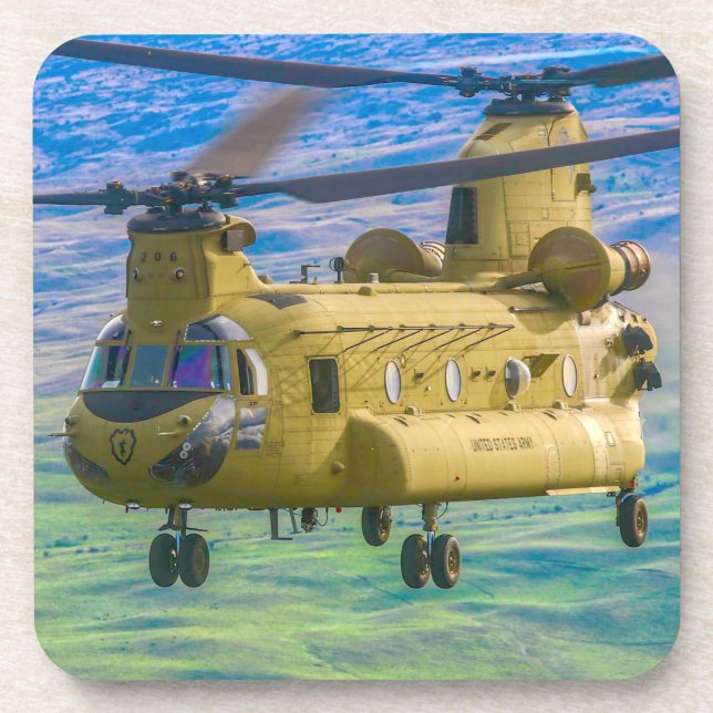 DESSOUS-DE-VERRE CH-47F CHINOOK (Devant)