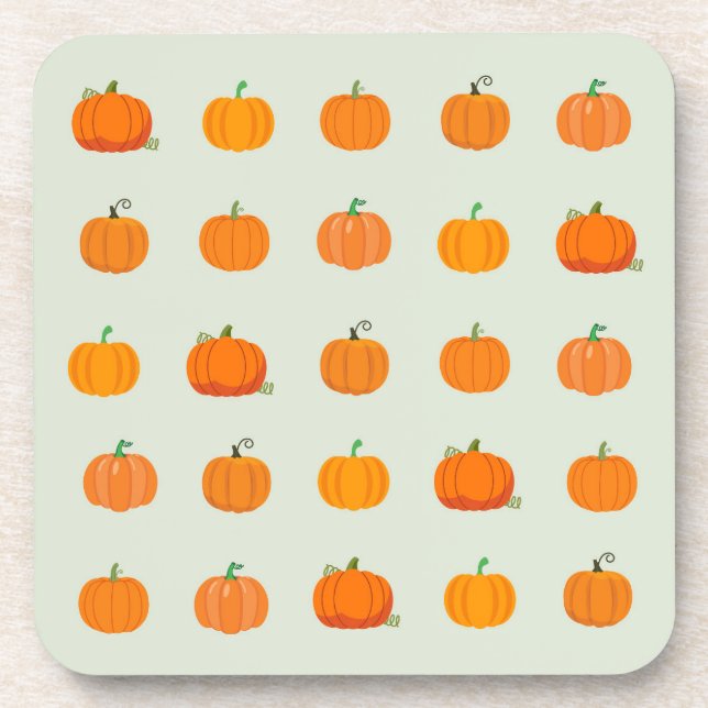 Dessous-de-verre Champ de citrouilles (Devant)