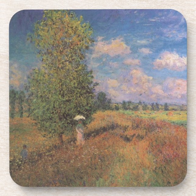 Dessous-de-verre Champ de Coquelicots - Claude Monet - c1875 (Devant)