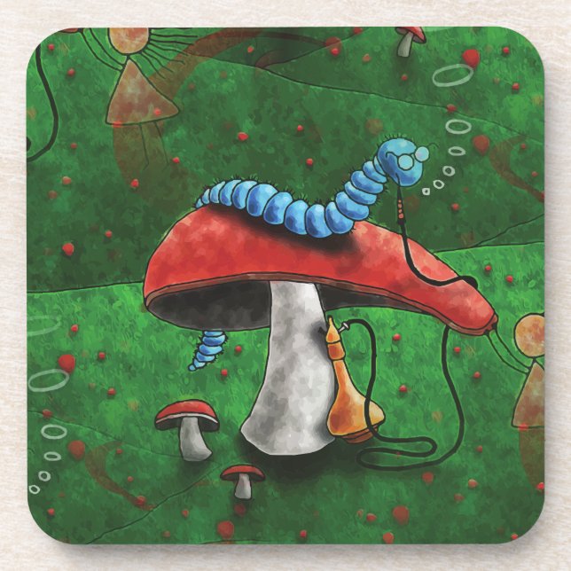 Dessous-de-verre Champignons magiques (Devant)