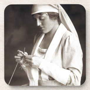 Dessous-de-verre Chandail de tricot de soins infirmiers WWI
