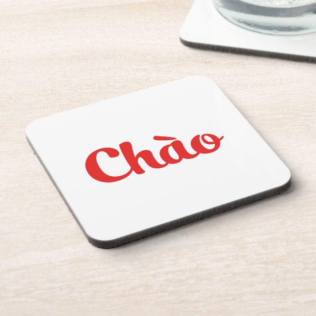 Dessous-de-verre Chào / Hello ~ Vietnam / Vietnamien / Tiêt Viêt (Côté gauche)