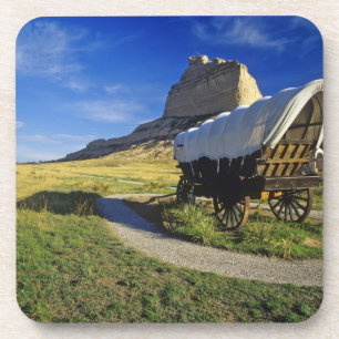 Dessous-de-verre Chariot de Conestoga au ressortissant de