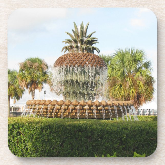 Dessous-de-verre Charleston SC Pineapple Fountain, Waterfront Park (Devant)