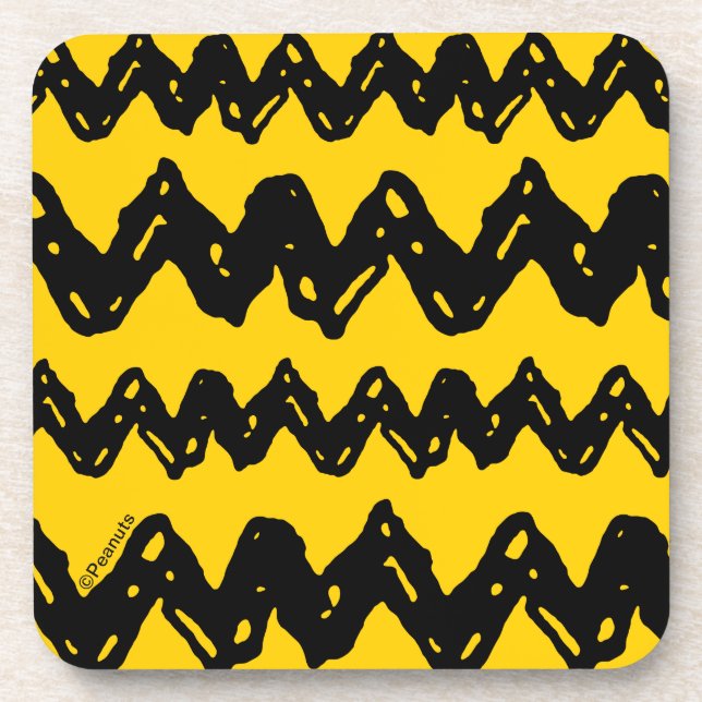 Dessous-de-verre Charlie Brown Zig Zag Motif (Devant)
