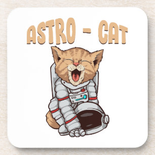 Dessous-de-verre Chat Astro