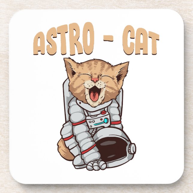 Dessous-de-verre Chat Astro (Devant)