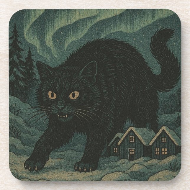 Dessous-de-verre Chat de Noël islandais Yule (Devant)