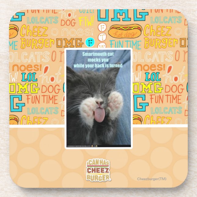 Dessous-de-verre Chat de Smartmouth (Devant)