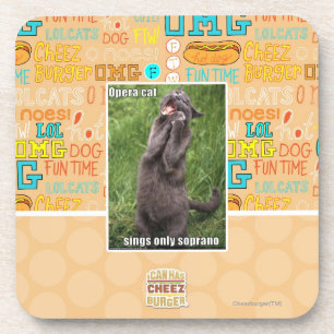 Dessous-de-verre Chat d'opéra