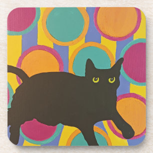 Dessous-de-verre Chat noir