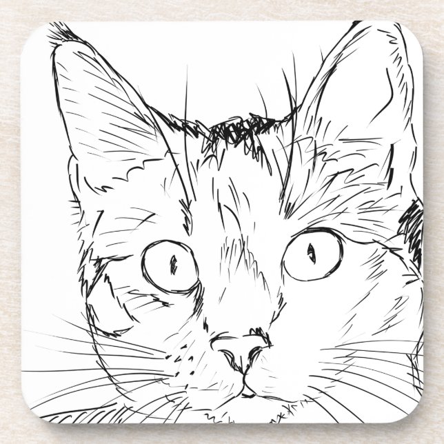 Dessous-de-verre Chat Puddy (Devant)