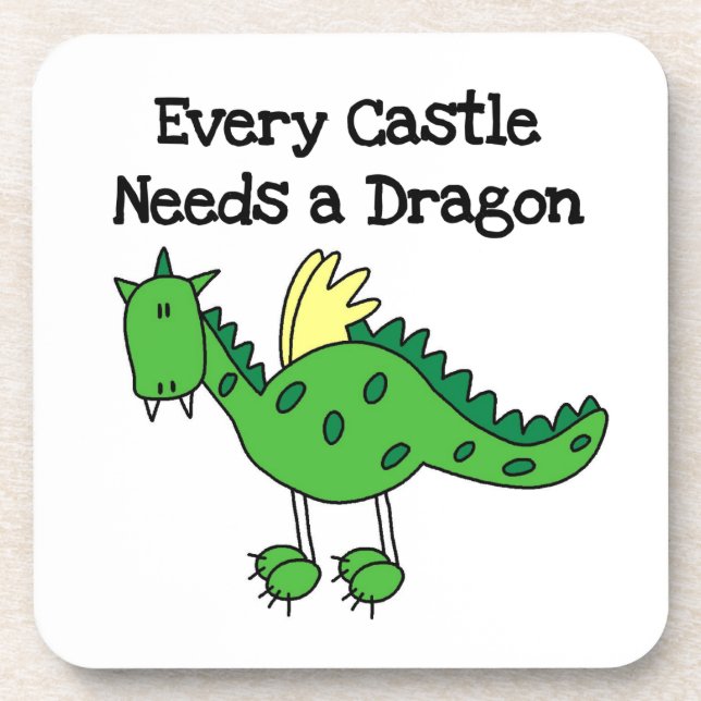 Dessous-de-verre Château Dragon (Devant)