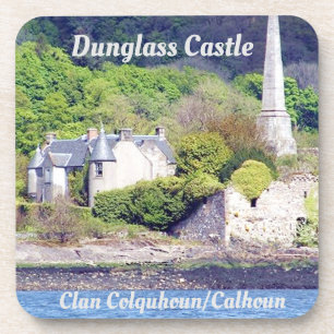 Dessous-de-verre Château Dunglass - Clan Colquhoun/Calhoun