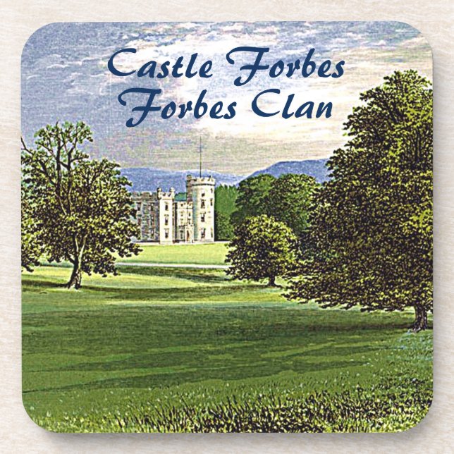 Dessous-de-verre Château Forbes - Forbes Clan (Devant)
