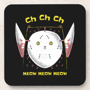 Dessous-de-verre Chaton parfaitement terrifiant