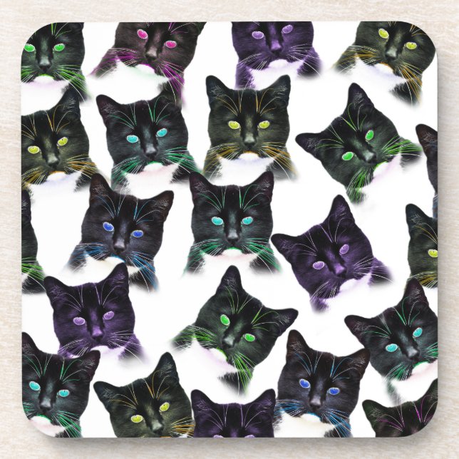 Dessous-de-verre Chats cool (Devant)