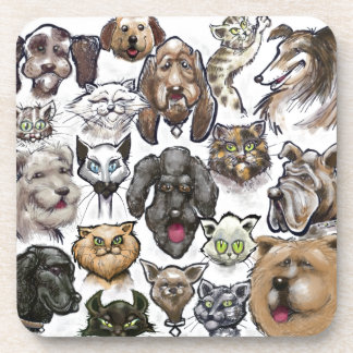 Dessous-de-verre Chats et chiens