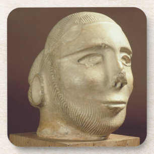 Dessous-de-verre Chef de portrait de stéatite, Mohenjodaro,
