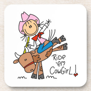 Dessous-de-verre Chemise Ride Em Cowgirl et Cadeaux