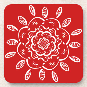 Dessous-de-verre Cherry Mandala