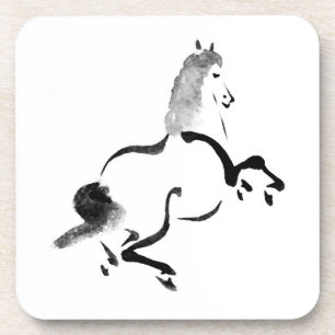 Dessous-de-verre Cheval chinois vintage