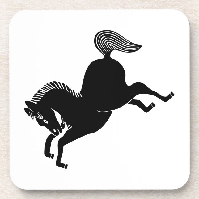 Dessous-de-verre Cheval de course (Devant)