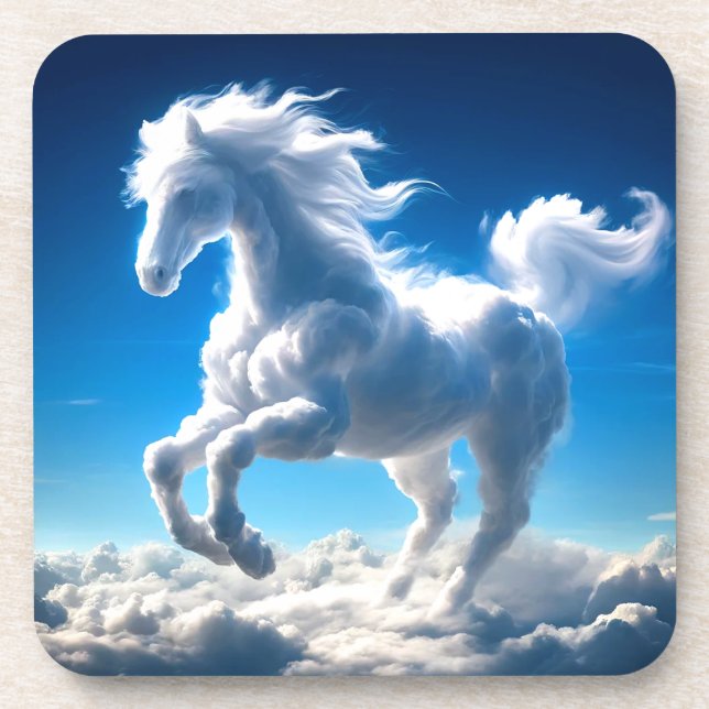 Dessous-de-verre Cheval du nuage (Devant)