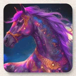 Dessous-de-verre Cheval pourpre