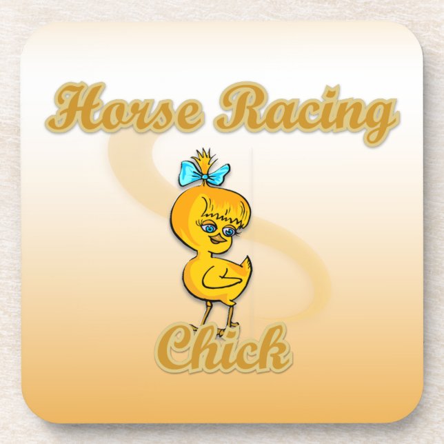 Dessous-de-verre Cheval Racing Chick (Devant)
