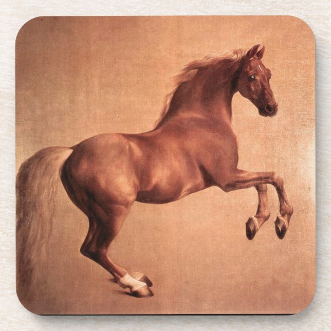 DESSOUS-DE-VERRE CHEVAL ROUGE (Devant)