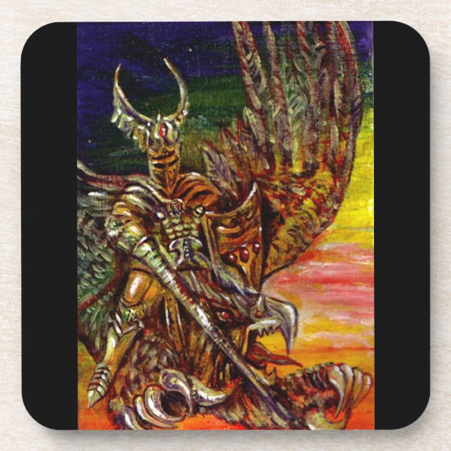 DESSOUS-DE-VERRE CHEVALIER SOMBRE (Devant)