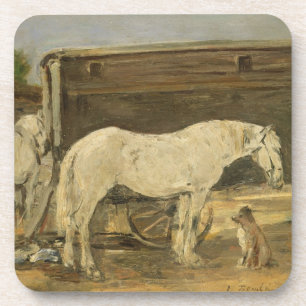 Dessous-de-verre Chevaux gitans, c.1885-90 (huile sur la toile)