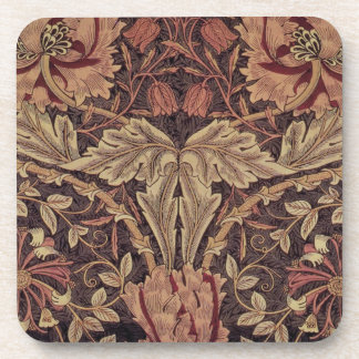Dessous-de-verre Chèvrefeuille par William Morris, Art de fleurs de